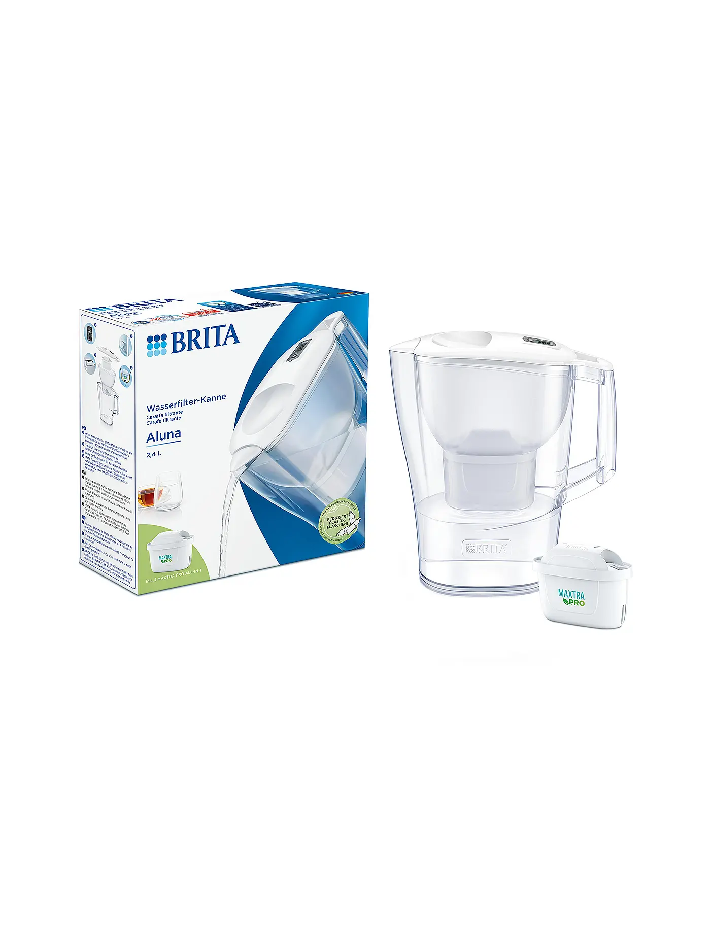 BRITA | Wasserfilter ALUNA 1,4l Weiss | 